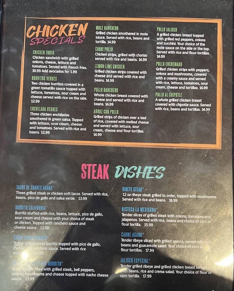 El Tarasco Menu image 3